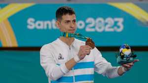 Panamericanos 2023: José Luis Acuña ganó la medalla de bronce en taekwondo y la trae a Neuquén
