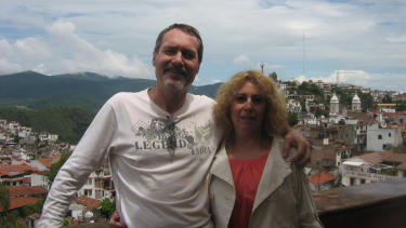 José Luis Hagg fue uno de los rionegrinos que pudo ser evacuado junto a su familia. 