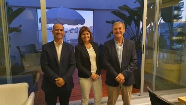 Todo se modificó desde el 2023.  Martín y Tortoriello, con la entonces presidenta del PRO, Patricia Bullrich. Foto: Gentileza 