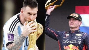 ¿Coincidencia de campeones? Qué tienen en común Lionel Messi y Max Verstappen