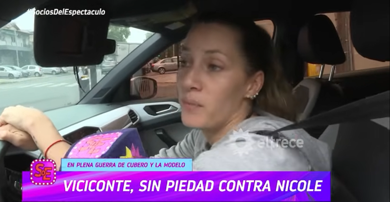 Mica Viciconte se mostró enojada con Fabián Cubero por el conflicto con Nicole Neumann. 