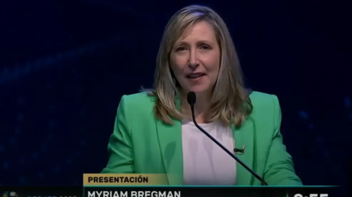 Myriam Bregman, excandidata del Frente de Izquierda y Trabajadores-Unidad.