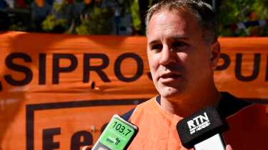 Juan Ferrari es el secretario general del Siprosapune. Foto: archivo Matías Subat.