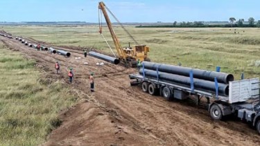 Las obras para ampliar la capacidad de transporte de petróleo son las que registró la diputada a la vera de la Ruta 22.