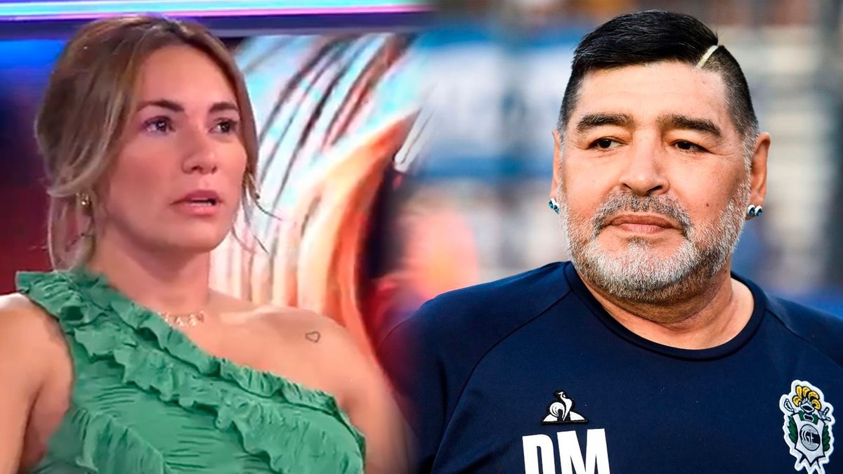 Rocío Oliva estuvo en pareja siete años con Diego Maradona. Archivo. 