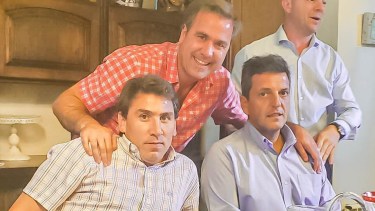 Bruno Pogliano difundió en las redes sociales una foto junto a Sergio Massa y anunció su apoyo para el balotaje. Imagen de X