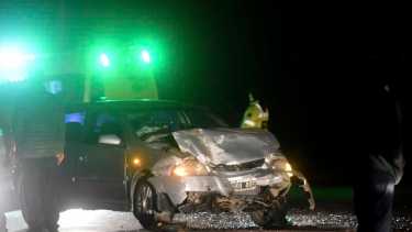El impacto ocurrió este miércoles por la noche, a la altura de J. J. Gómez. Foto: Andrés Maripe. 