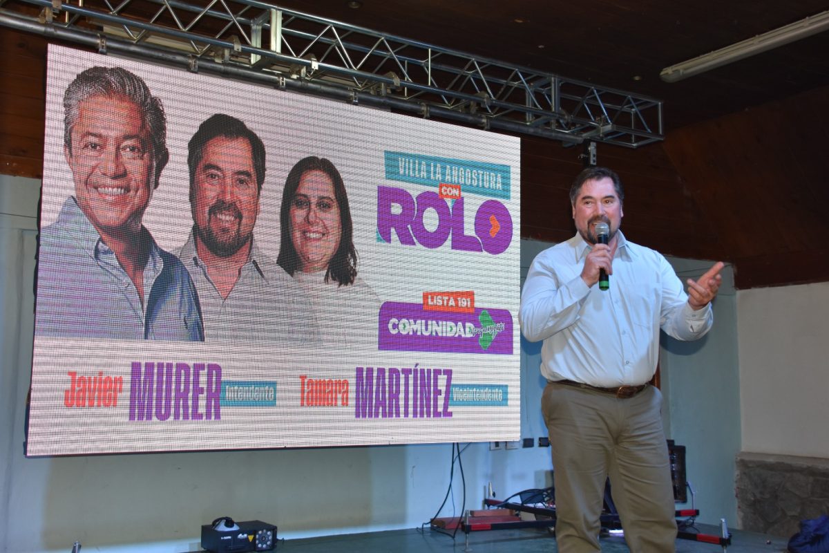 Javier Murer, fue el candidato de Comunidad, el partido de Rolando Figueroa. Foto: gentileza.