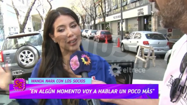 Wanda Nara contó que está en Argentina para continuar con su tratamiento médico. 