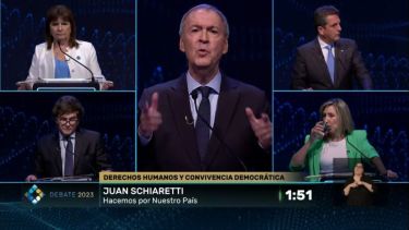 Sergio Massa, Javier Milei, Patricia Bullrich, Myriam Bregman y Juan Schiaretti tuvieron el primer debate presidencial. 