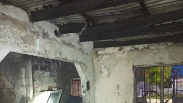 Investigan si el incendio fue en venganza del joven herido de bala. Foto: Gentileza. 