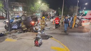 Video: se salvaron después de un choque «espectacular» sobre Ruta 22, en Neuquén