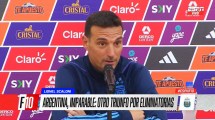 Imagen de Lionel Scaloni, sobre Messi: «Todo el mundo es feliz viéndolo adentro de una cancha»