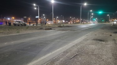 El corte se levantó en la noche de este viernes, tras varias horas de reclamo. Foto: Gentileza. 