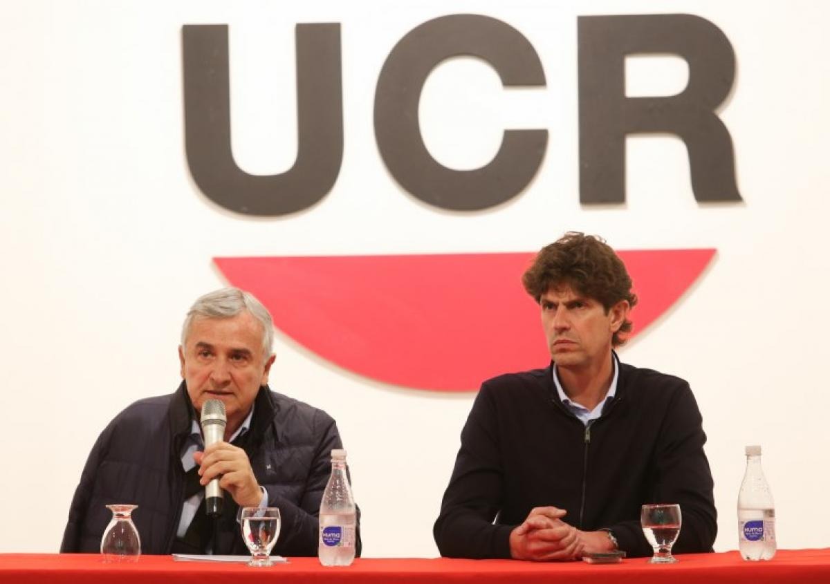 Morales y Lousteau, en la conferencia de prensa del pasado miércoles. Foto: Gentileza NA. 