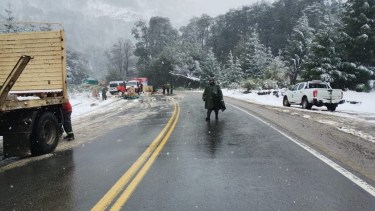 Pasado el mediodía la ruta estaba despejada. Foto:Gentileza.