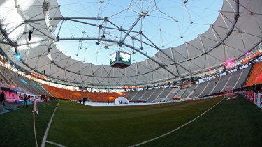 El intendente Julio Alak propuso al Estadio Único de La Plata para ser sede del partido inaugural de Argentina en el Mundial 2030. Foto: Heuler Andrey/DiaEsportivo/AGIF