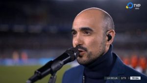 Video: con Abel Pintos, el emocionante momento del himno de Argentina en las Eliminatorias