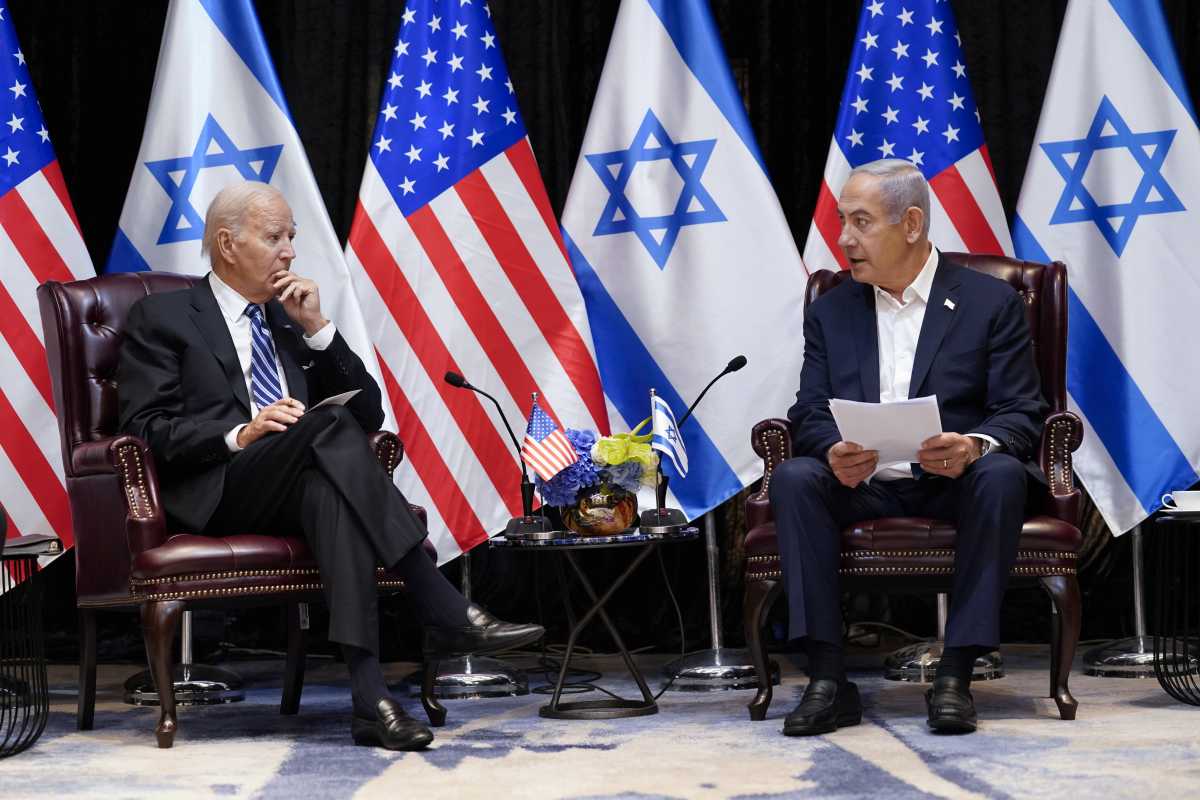   Joe Biden realizó hace poco una visita a Israel en medio de la guerra con Gaza. Foto: AP.