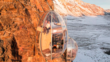 El Chaltén: ¿Te animás a alojarte en estas cápsulas con vista al Fitz Roy?