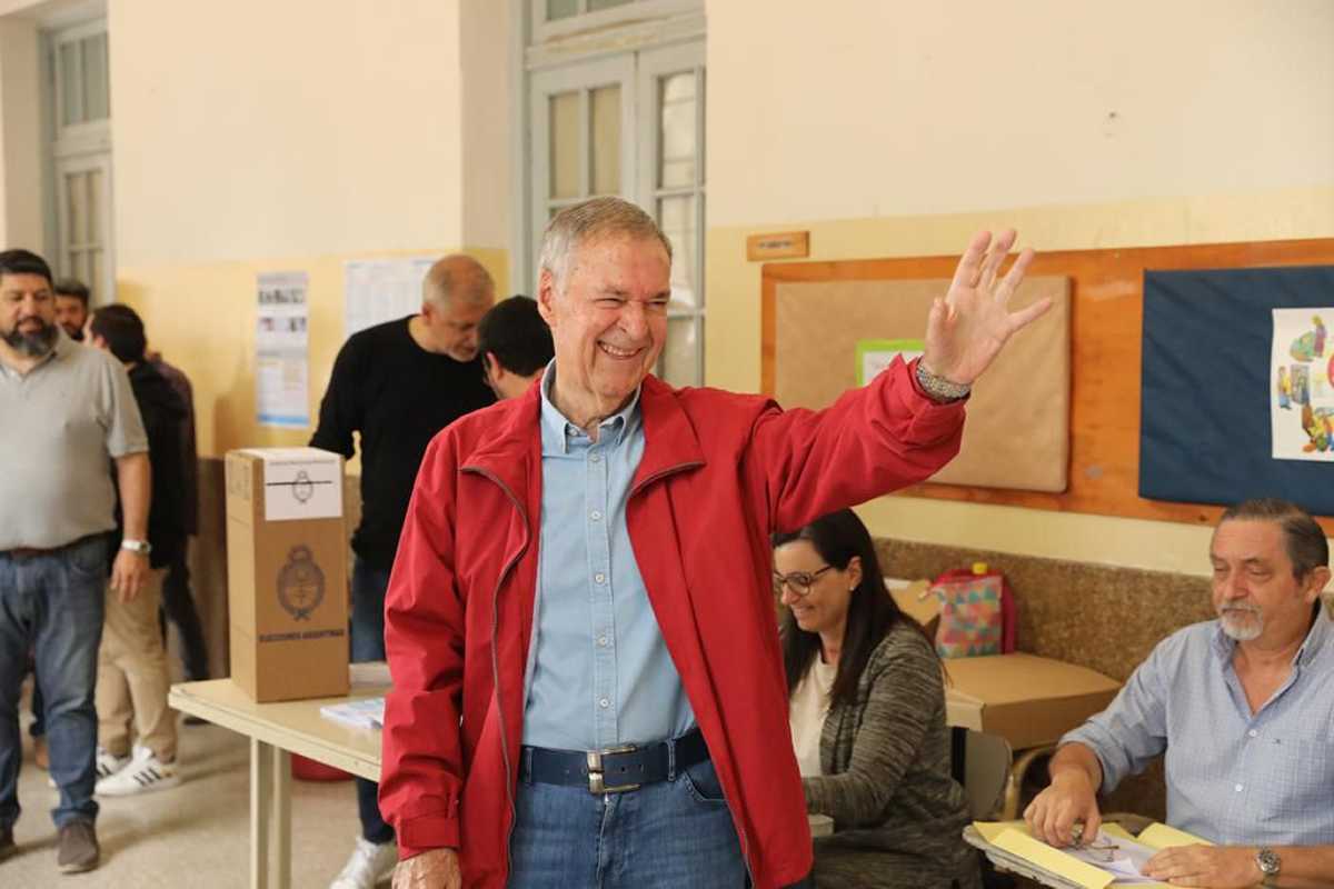 Juan Schiaretti, candidato a presidente por el partido Hacemos por Nuestro País. Foto: Télam