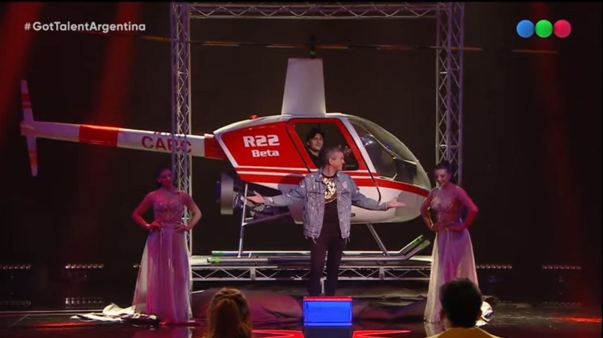 El jurado de Got Talent Argentina quedó asombrado por el truco del Mago Matus. Foto: Captura Telefé
