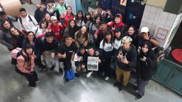 Estudiantes de Ingeniero Huergo visitaron Roca y recorrieron el diario RÍO NEGRO