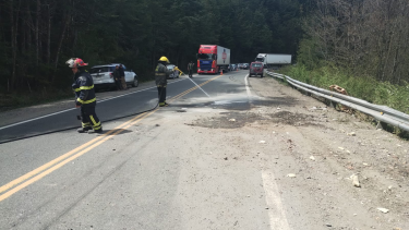 El tránsito por el sector fue liberado este jueves, informó Vialidad Nacional. Foto: Gentileza. 