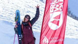 Una barilochense representará al país en una competencia mundial de esquí fuera de pista