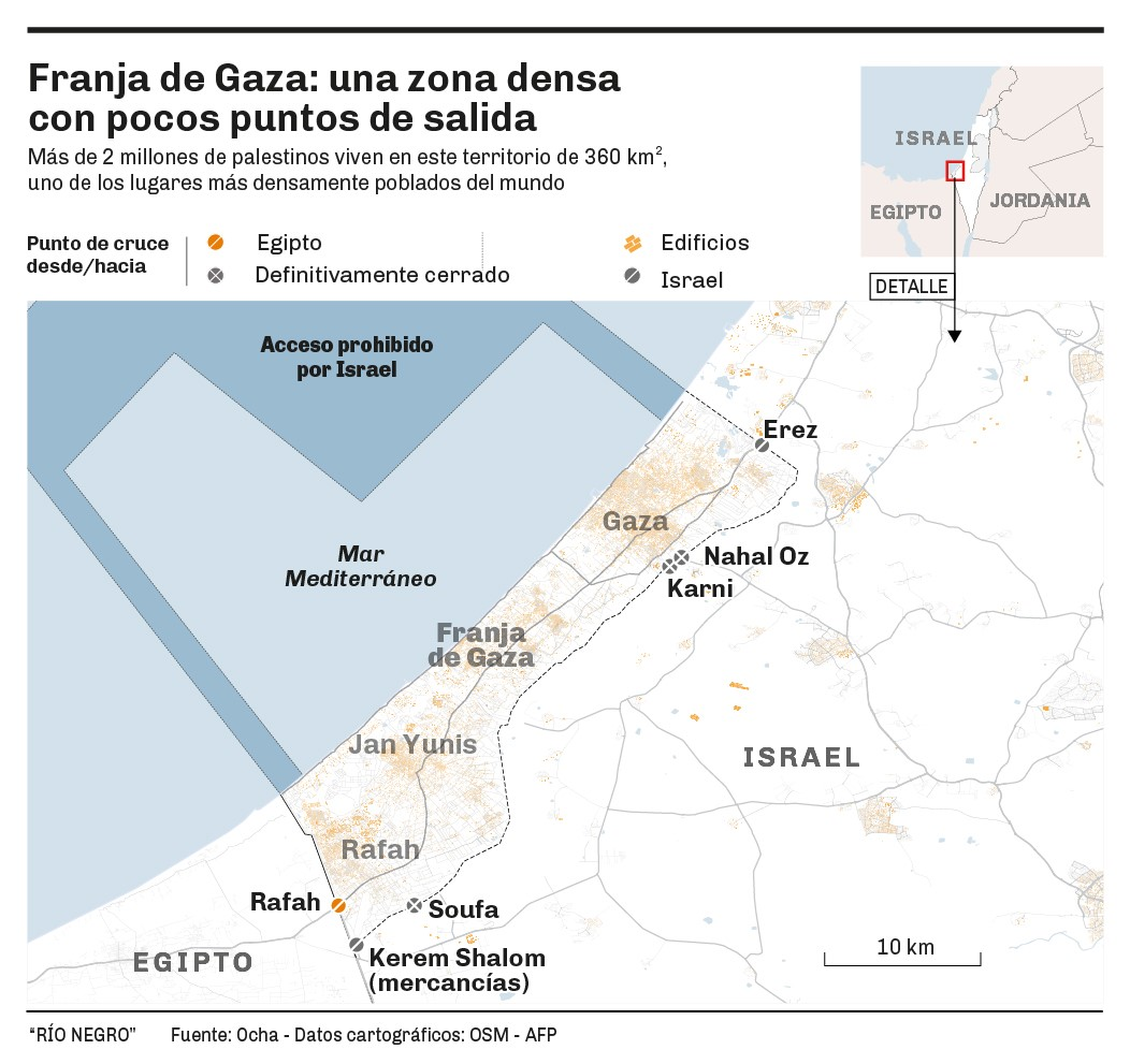 Qué es la Franja de Gaza: mapa, dónde queda y quiénes viven en ella ...