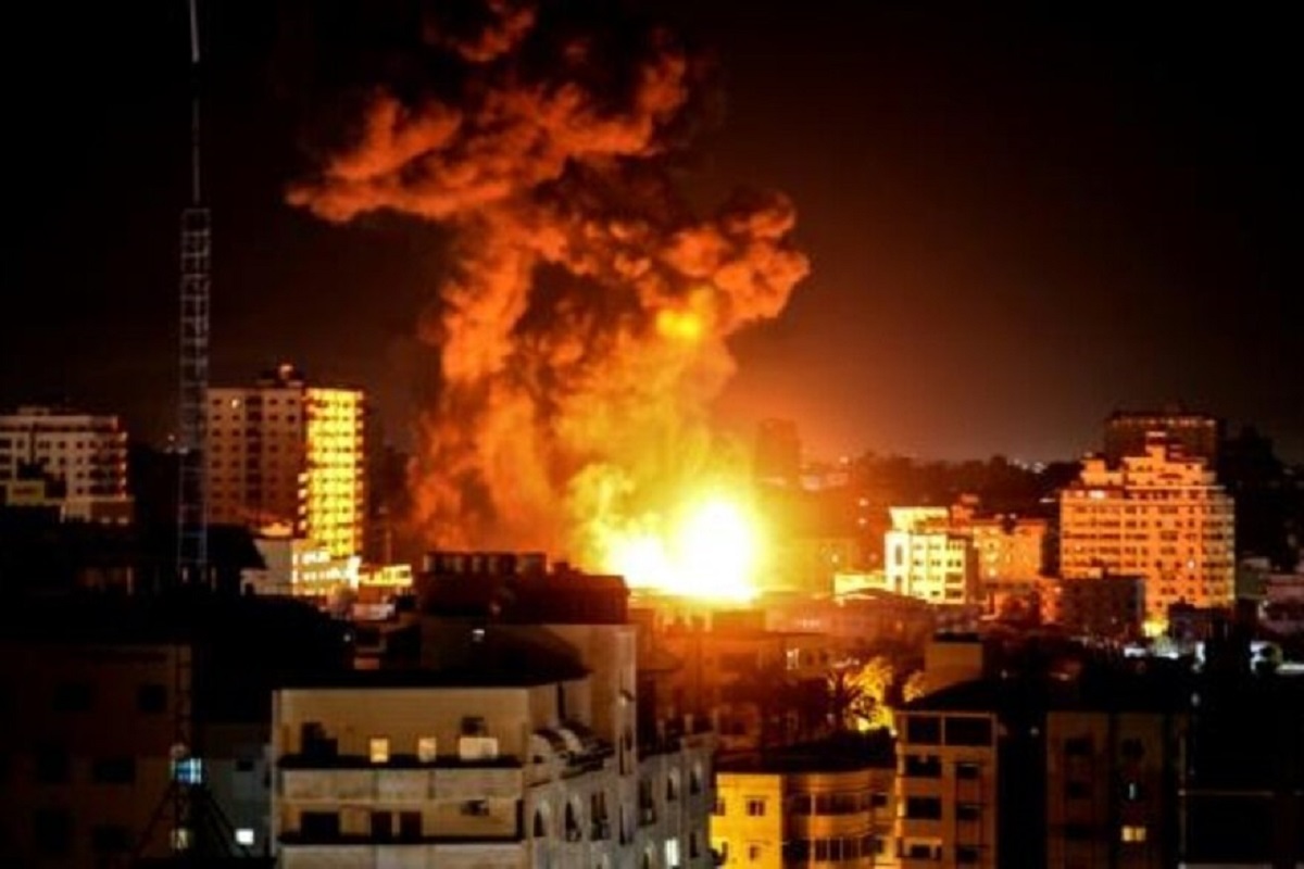 Así fue el devastador bombardeo a un hospital en Gaza.