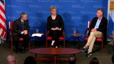 invitaron a Macri a Harvard pero la presentaron como "presidente de Venezuela".