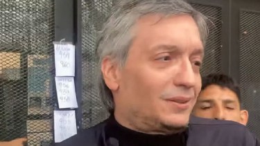 Máximo Kirchner ya emitió su voto. Foto: gentileza