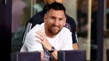 Imagen de Lionel Messi presenció el partido del Inter Miami por la MLS luego del triunfo ante Perú