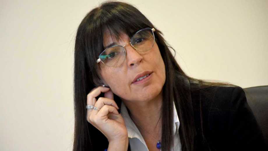 La consejera De los Santos (bloque del PJ) fue la que más insistió para que el candidato exprese su opinión sobre la reforma. Foto Matías Subat.