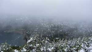 Mirá las imágenes del espectacular temporal de nieve en la cordillera de Neuquén y Río Negro