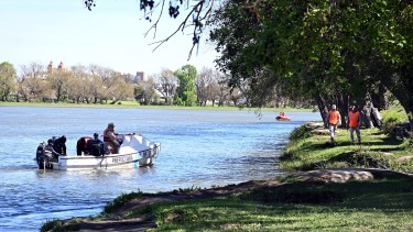 El cuerpo del joven fue hallado en el río Negro, a la altura del balneario El Malecón de Carmen de Patagones. Foto: Marcelo Ochoa
