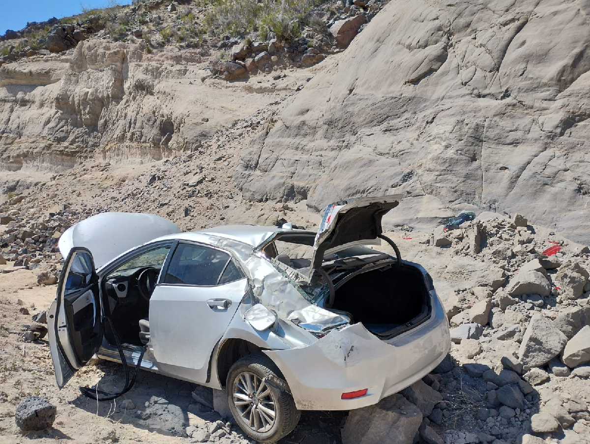Dos heridos en un vuelco sobre la Ruta 40, cerca de Junín de los Andes ...