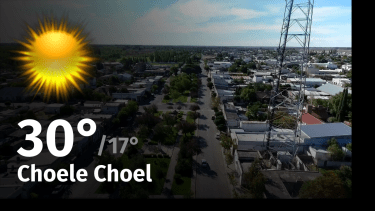 Clima de hoy, jueves 26 de octubre de 2023, para la ciudad de Choele Choel