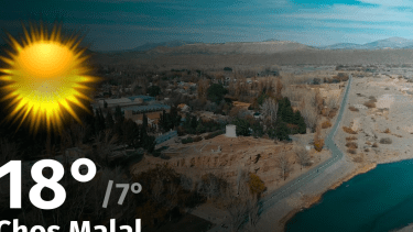 Clima de hoy, lunes 16 de octubre de 2023, para la ciudad de Chos Malal