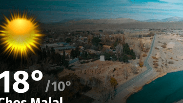 Clima de hoy, viernes 27 de octubre de 2023, para la ciudad de Chos Malal