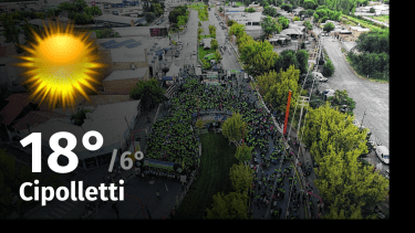 Clima de hoy, miércoles 11 de octubre de 2023, para la ciudad de Cipolletti