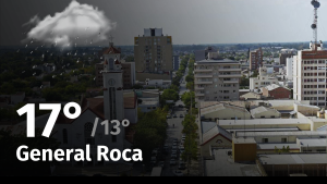 Clima de hoy, lunes 23 de octubre de 2023, para la ciudad de General Roca