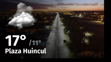 Clima de hoy, domingo 22 de octubre de 2023, para la ciudad de Plaza Huincul