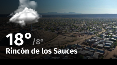 Clima de hoy, miércoles 11 de octubre de 2023, para la ciudad de Rincón de los Sauces