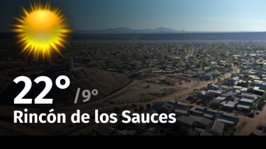 Clima de hoy, jueves 12 de octubre de 2023, para la ciudad de Rincón de los Sauces
