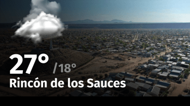 Clima de hoy, viernes 20 de octubre de 2023, para la ciudad de Rincón de los Sauces