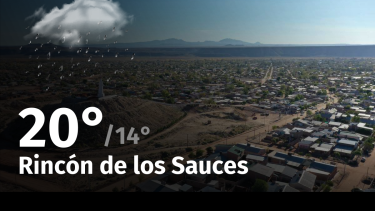 Clima de hoy, lunes 23 de octubre de 2023, para la ciudad de Rincón de los Sauces