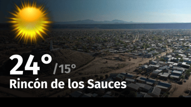 Clima de hoy, viernes 27 de octubre de 2023, para la ciudad de Rincón de los Sauces