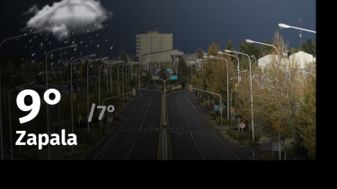 Clima de hoy, sábado 28 de octubre de 2023, para la ciudad de Zapala